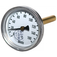 Термометр биметаллический Дк80 L=100мм 160C А5001 Wika 3905900