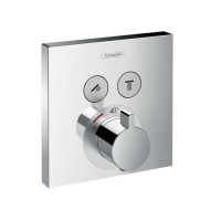 Термостат ShowerSelect с двумя запорными вентилями, СМ ShowerSelect 15763000