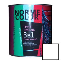 Грунт-эмаль 3 в 1 «Norme Color» белая 2,7л. (6 шт/уп) - С-000111315