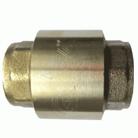 Клапан обратный латунь 4002 Ду 20 Ру16 ВР/ВР пружинный с лат/штоком STC - 019-0418