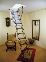 Раздвижная чердачная лестница Ножничная Termo 70x120