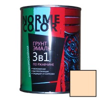 Грунт-эмаль 3 в 1 «Norme Color» кремовая 0.9л. (14 шт/уп) - С-000111668