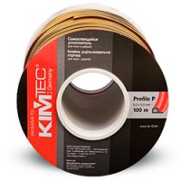 Уплотнитель P-профиль, коричневый, 100м. (6 шт./уп) «KIM TEC» - С-000091097