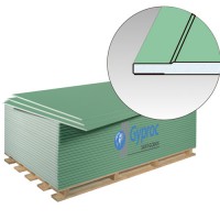 Гипсокартон «Gyproc» 12,5х1200х3000 мм влагостойкий (50 листов в уп.) - С-000054192