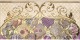 Final Damasco Textil Beige Декор 25x50