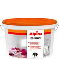 Краска ВД «Alpina» Практичная интерьерная, 10л (renova) «Caparol» - С-000040555