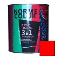 Грунт-эмаль 3 в 1 «Norme Color» красная 2,7л. (6 шт/уп) - С-000112073