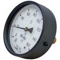 Термометр биметаллический Дк63 L=50мм 160C ТБП-Т Юмас - 011-0262
