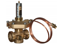 Клапан балансировочный автоматический (регулятор перепада давления) муфтовый латунный GIACOMINI - R206C Ду15