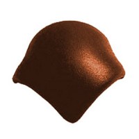 Браас Франкфуртская вальмовая черепица с зажимами (3шт) темно-коричневый - С-000116127