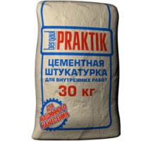Штукатурка цементная для внутренних работ Praktik, 30 кг (48 шт./под.) - С-000046987