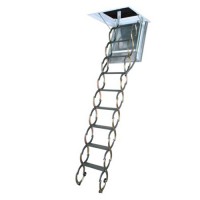 Чердачная металлическая огнестойкая лестница Fakro (LSF) 70*110*300 - С-000078951