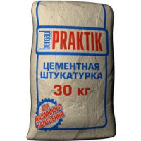 Штукатурка цементная для наружных работ Praktik, 30 кг (48 шт./под.) - С-000046986