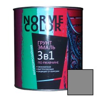 Грунт-эмаль 3 в 1 «Norme Color» серая 2,7л. (6 шт/уп) - С-000111671