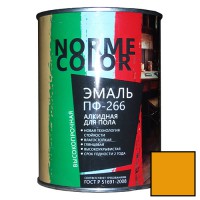 Эмаль для пола ПФ-266 «Norme Color» жёлто-коричневая банка 2,7 кг (6 шт/уп) - С-000100949