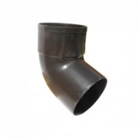 Murol ПВХ колено выпуска трубы 67гр. д=80 мм коричневое - С-000101772