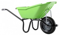 Тачка одноколесная Haemmerlin Proselect Pick UP 110 Green (5200 зелен.) (110л.160 кг.термопластиковая, надувное колесо) 304300006 - С-000103614