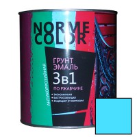 Грунт-эмаль 3 в 1 «Norme Color» голубая 2,7л. (6 шт/уп) - С-000112085