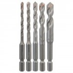 Набор сверл HEX-9 Ceramic 4-10 мм, 5 шт. - 2608589528