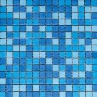 LV-MG512 мозаика микс голубой (2х2) 32,7х32,7
