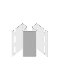 Внутренний угол Docke (пломбир) 3050 мм (22 шт./уп.) - С-000056572