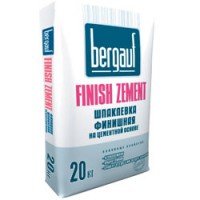 Шпатлёвка цементная белая Bergauf Finish Zement, (20 кг) 64 шт/под - С-000046104